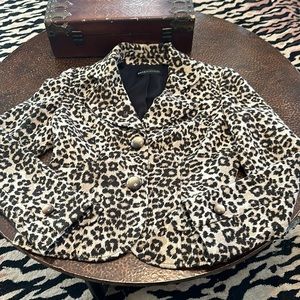 Authentic Dana Buchman like new leopard 🐆 print jacket 🧥! Super nice!